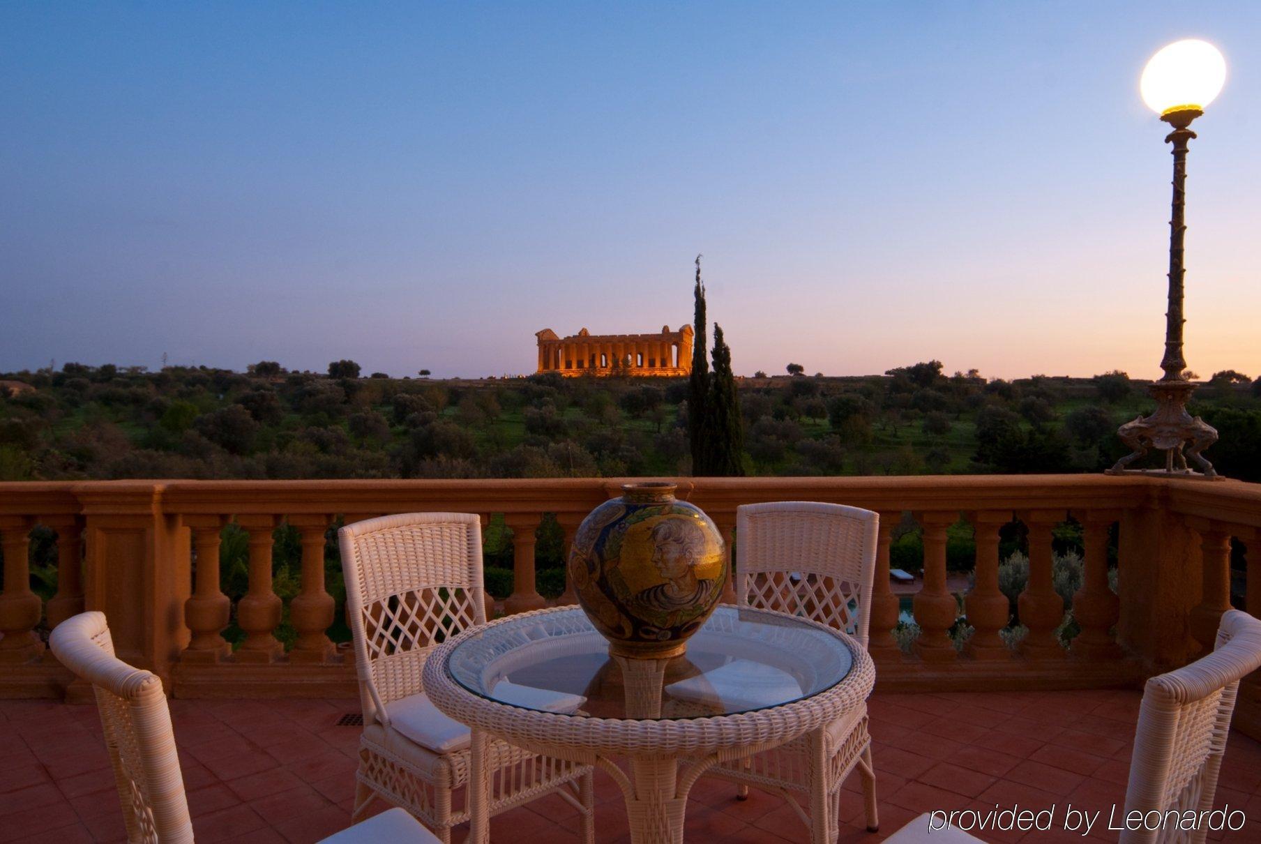 Villa Athena Resort Agrigento Dış mekan fotoğraf View from the terrace of the hotel